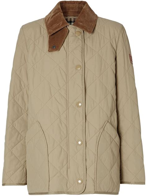 burberry drane field diamond quilted barn jacket|Burberry Diamond Quilted Thermoregulated Barn .